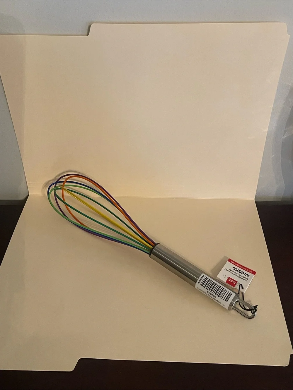 Kuhn Rukin Stainless Handle Rainbow Silicone Whisk